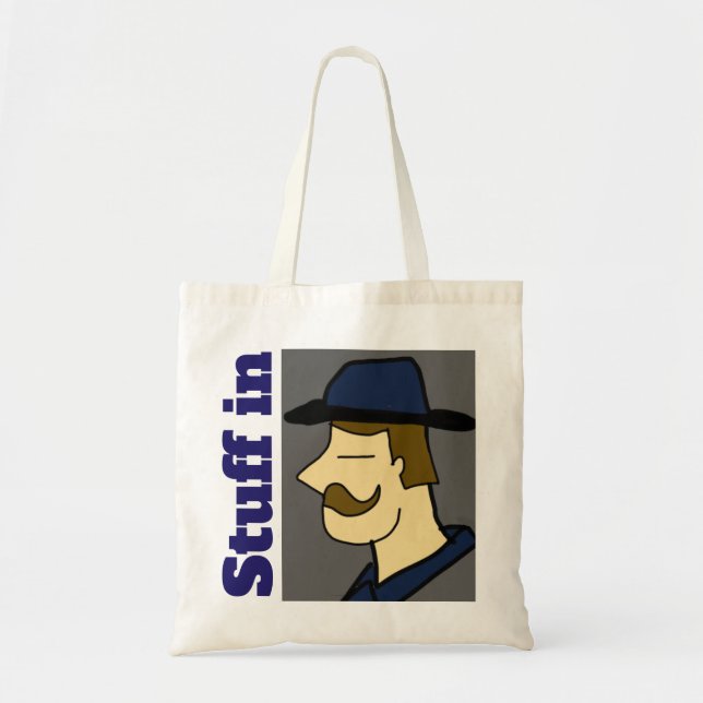 Bolso De Tela Cosas dentro (Frente)