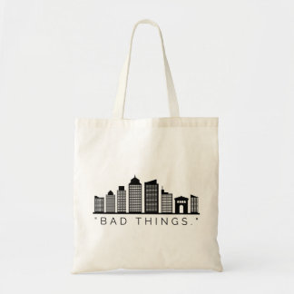 Bolso De Tela Cosas malas ocurren en Filadelfia: Skyline