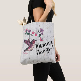 Bolso De Tela Cosas mami, Hummingbird Tote Bag