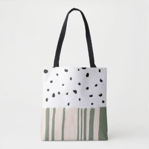 Bolso De Tela Cosas pequeñas raras Perla, puntos y rayas a man