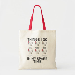 Bolso De Tela cosas que hago en mi tiempo libre citas divertidas