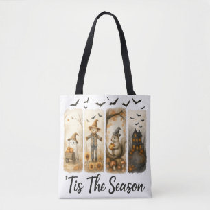 Bolso De Tela Cosecha de Halloween Otoño Acogedor ’Tis La Tempor