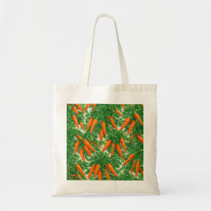 Bolso De Tela Cosecha Fresca de Zanahorias Patrón Botánico