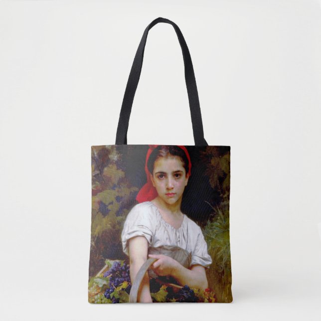 Bolso De Tela Cosechadora, Bouguereau (Anverso)