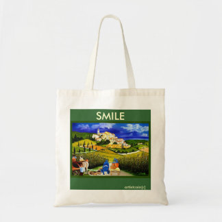 BOLSO DE TELA COSECHE LAS UVAS