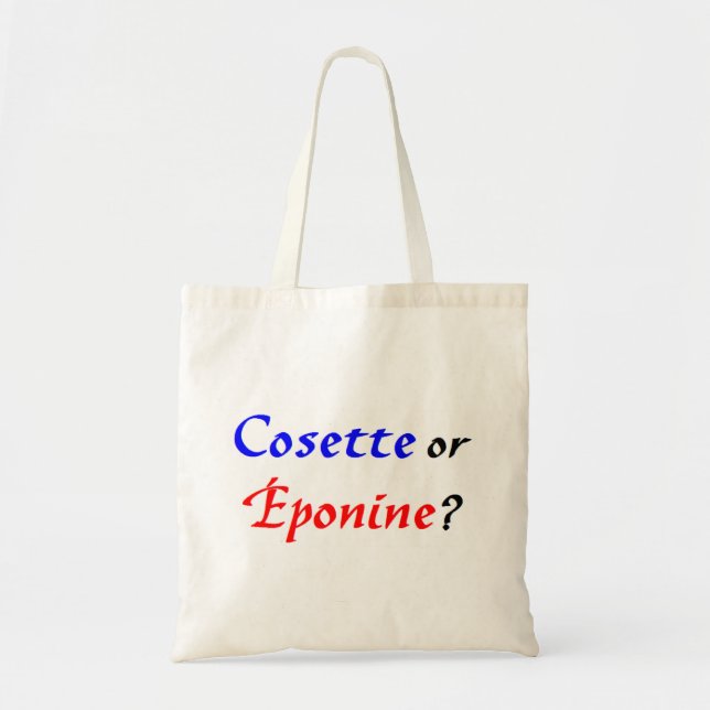 Bolso De Tela Cosette Les Miserables (Frente)