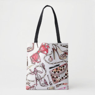 Bolso De Tela Cosmético del collar del zapato de la cartera del