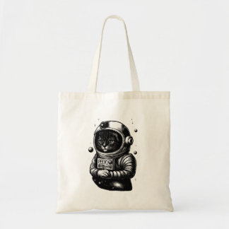 Bolso De Tela Cosmic Cat in Space Helmet - Tote