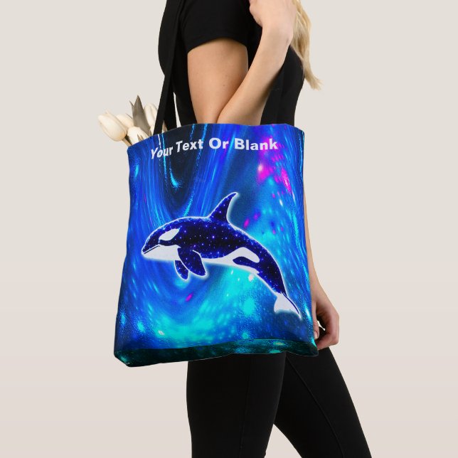 Bolso De Tela Cosmic Orca (Detalle)