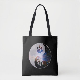 Bolso De Tela Cosmic Yin Yang Paw