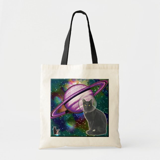 Bolso De Tela Cosmo de Space-Cat (Frente)
