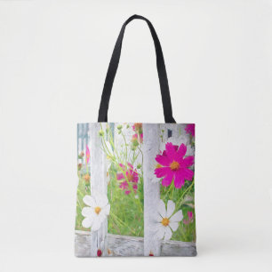 Bolso De Tela Cosmos Flower Garden