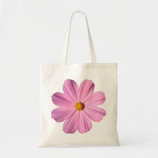 Bolso De Tela Cosmos rosados