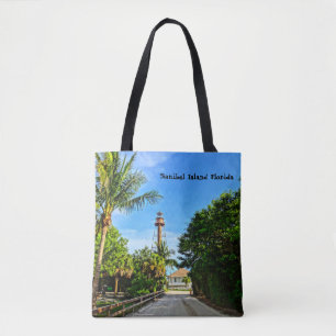 Bolso De Tela Costa del Golfo de la Florida del faro de la isla