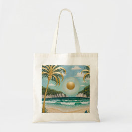 Bolso De Tela Costas doradas