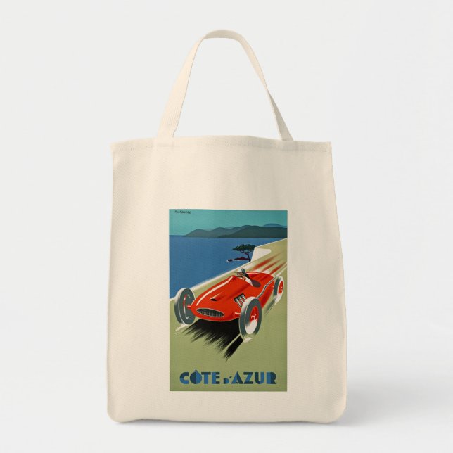 Bolso De Tela Cote d'Azure (Frente)