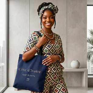 Bolso De Tela Côte d'Ivoire Abidjan Elegancia de Lujo   Minimali