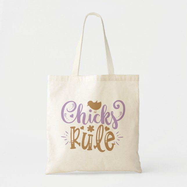 Bolso De Tela Cotización de Pascua (Frente)