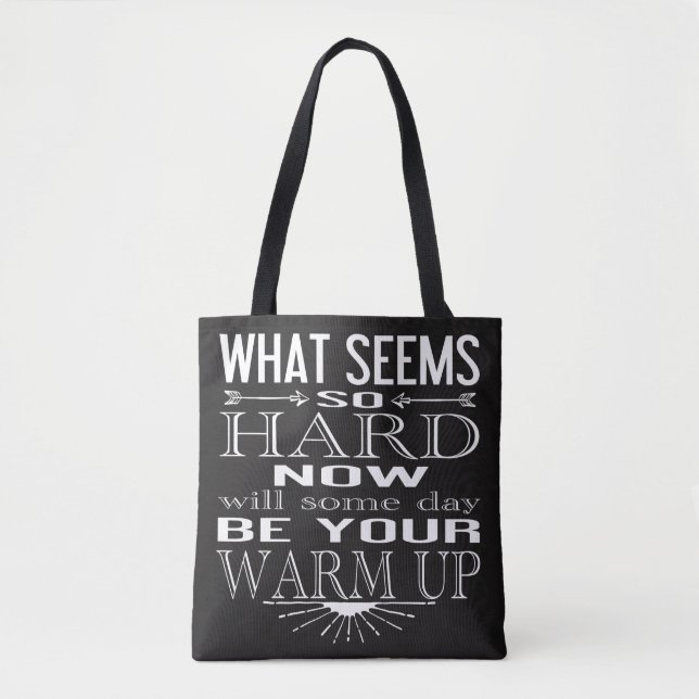 Bolso De Tela Cotización Motivacional De Gimnasio De Baile (Anverso)