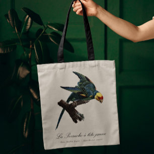 Bolso De Tela Cotorra de Carolina, Conuropsis carolinensis
