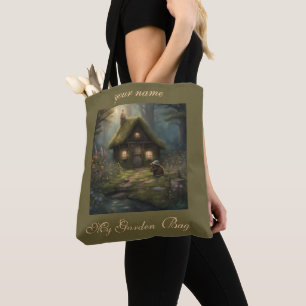 Bolso De Tela Cottagecore Cabaña Beaver Meadows Jardinería