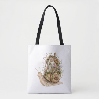 Bolso De Tela Cottagecore Casa de Caracol Caprichosa