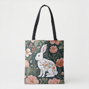 Bolso De Tela Cottagecore Conejo Lindo