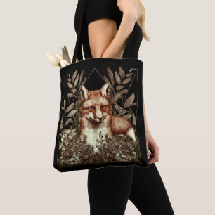Bolso De Tela Cottagecore Fox Vintage