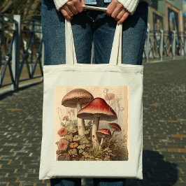 Bolso De Tela Cottagecore Mushroom