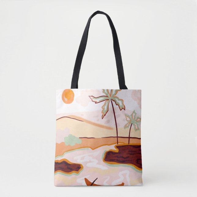 Bolso De Tela Cotton Candy Skies (Anverso)