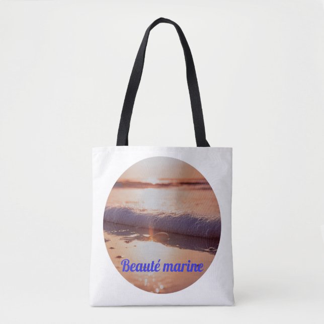 Bolso De Tela Couche de soleil beauté marine (Anverso)