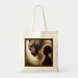 Bolso De Tela Cougar animal espiritual 1