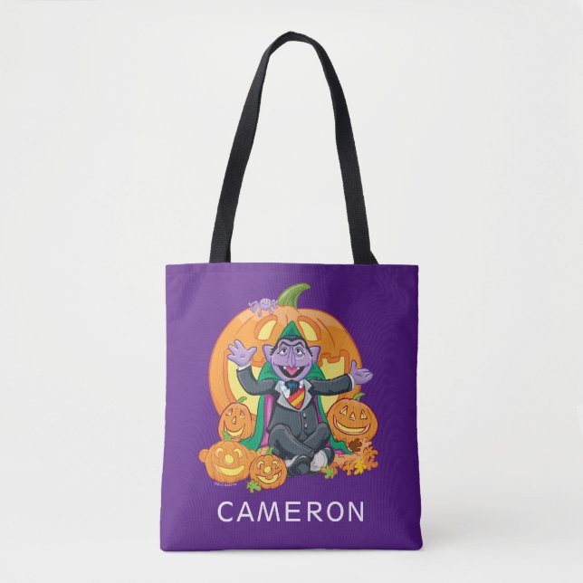 Bolso De Tela Count von Count | Calabazas de Halloween (Anverso)