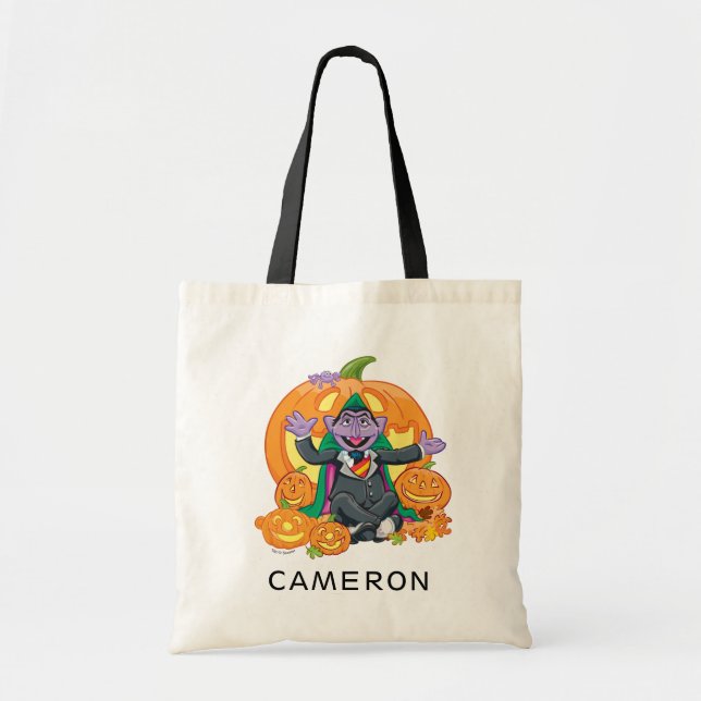 Bolso De Tela Count von Count | Calabazas de Halloween (Frente)