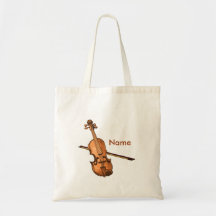 Country Violin Tote Bag