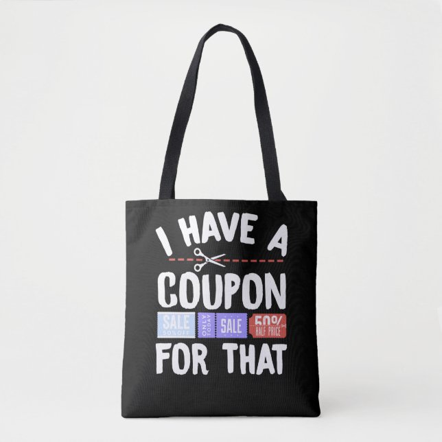 Bolso De Tela Couponing Couponer I Have A Coupon For That (Anverso)