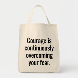 Bolso De Tela Courage Grocery Tote Bag