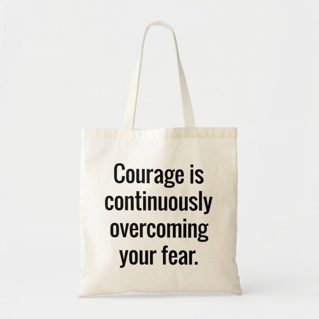 Bolso De Tela Courage Tote Bag (Frente)