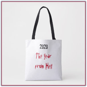 Bolso De Tela Covid19 2020 Año del infierno