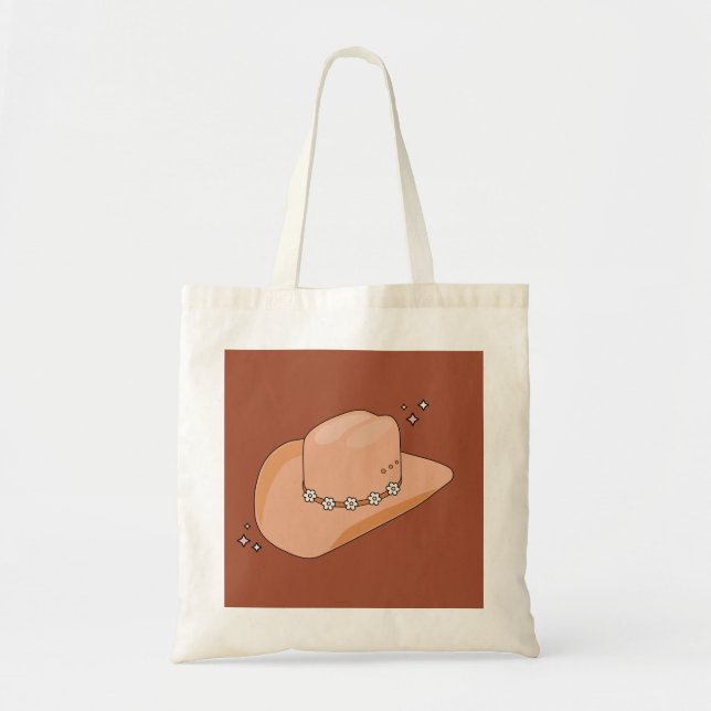 Bolso De Tela Cowboy Gorra Rust Terracotta (Frente)