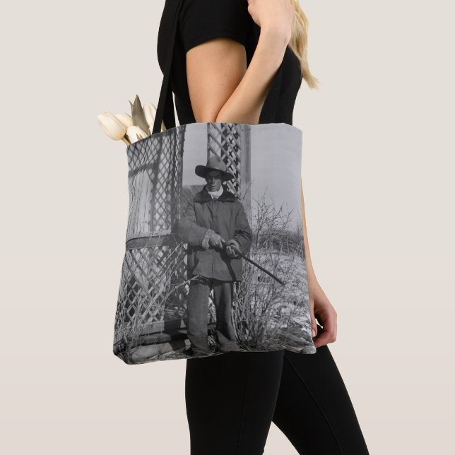 Bolso De Tela Cowboy Rancher o canadiense fuera del viejo oeste (Detalle)