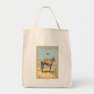 Bolso De Tela Cowboy (vista lateral) Nuevo México
