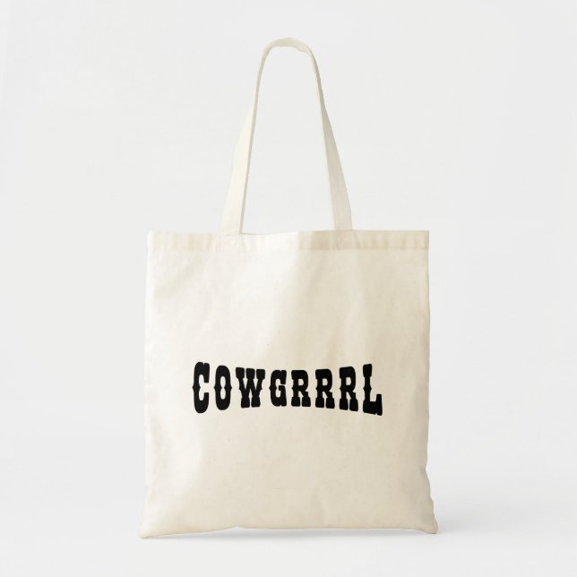 BOLSO DE TELA COWGRRRL (Frente)