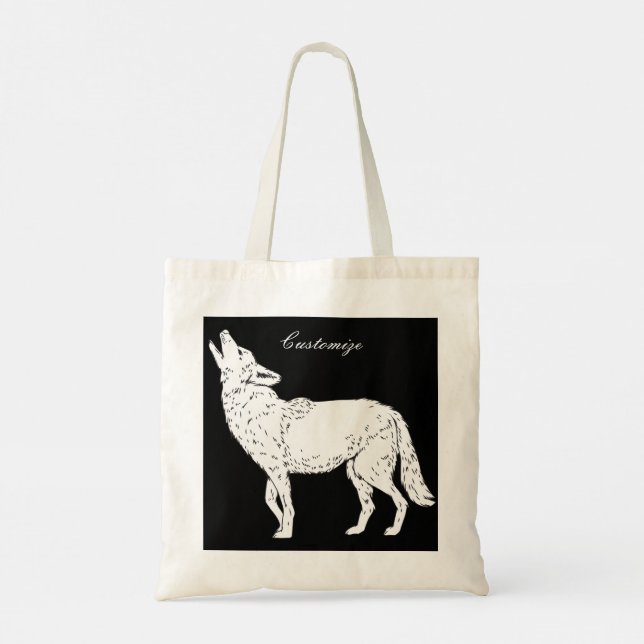 Bolso De Tela Coyote Howling Thunder_Cove (Reverso)