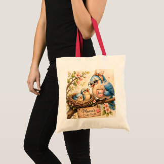 Bolso De Tela  Cozy Bird Family Tote Bag