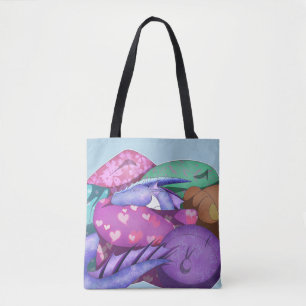 Bolso De Tela Cozy Dragon