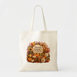 Bolso De Tela Cozy Harvest Pumpkin / Cosecha Acogedora