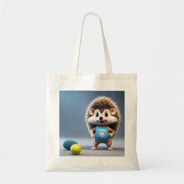 Bolso De Tela Cozy Hedgehog Deligh (Frente)