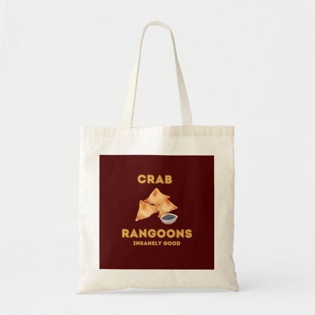 Bolso De Tela Crab Rangoon Insanely Good (Frente)