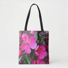 Bolso De Tela Crabapple de floración rosa